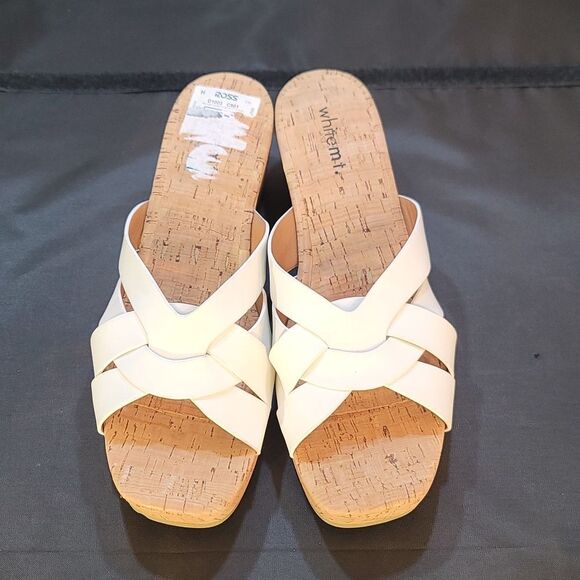 BRAND NEW WHITEMT SLIP-ON WOMEN"S WEDGE SANDAL - Picture 2 of 16